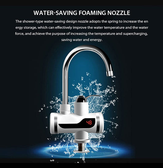 Electric Water Heater Tankless Instant Heating Tap