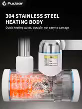 Electric Water Heater 3000W 220V Tankless Instant Heating